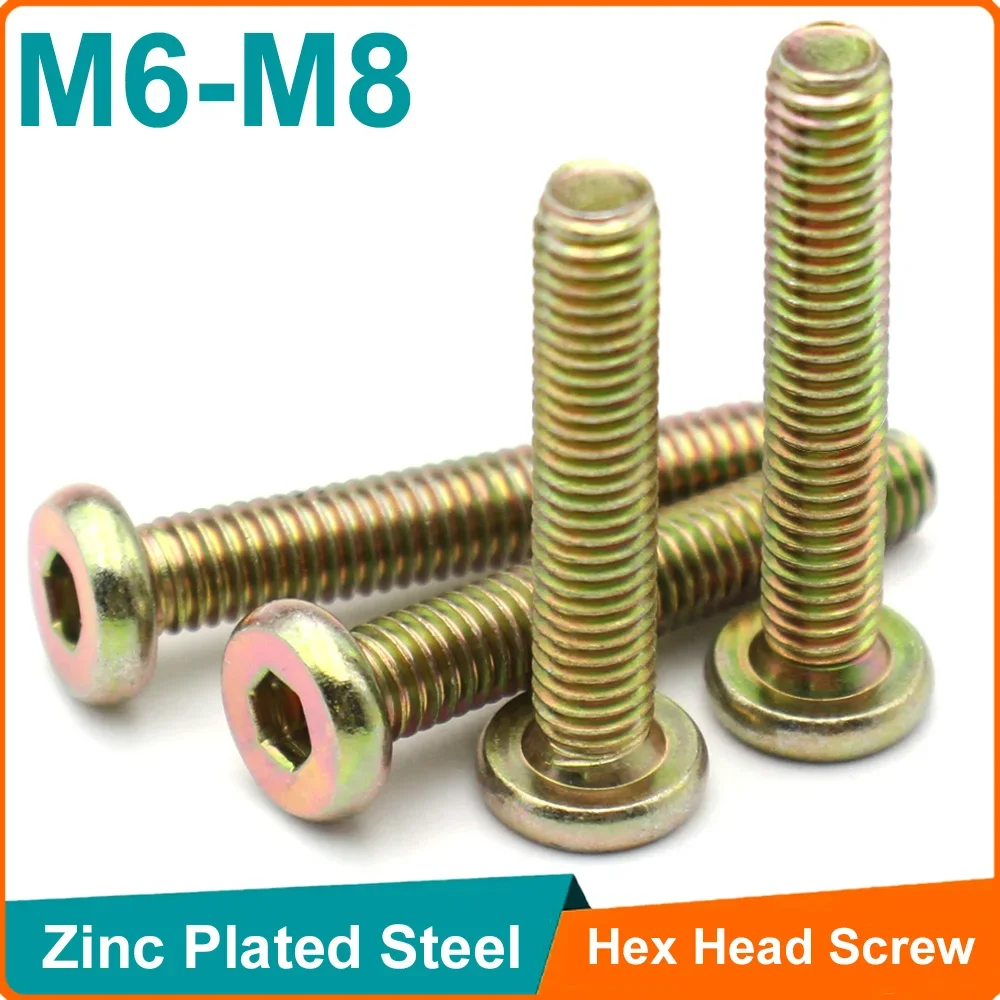 6PCS/lot M6 M8 Zinc-Plated Fla - Furniture Hardware Lowes 评论和价格