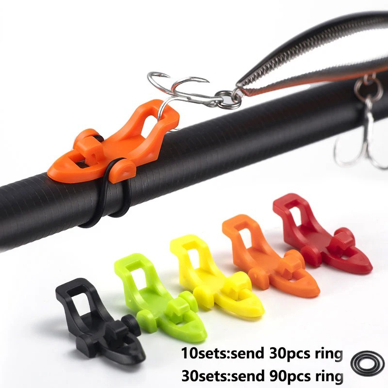 1-10pcs Fishing Rod Pole Hook  - Furniture Hardware Jig 评论和价格