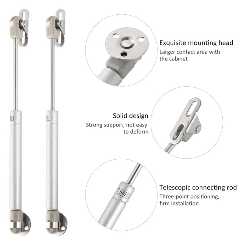 2Pcs 20/60/100N/150N Furniture - Cabinet Hinge Overlay 评论和价格