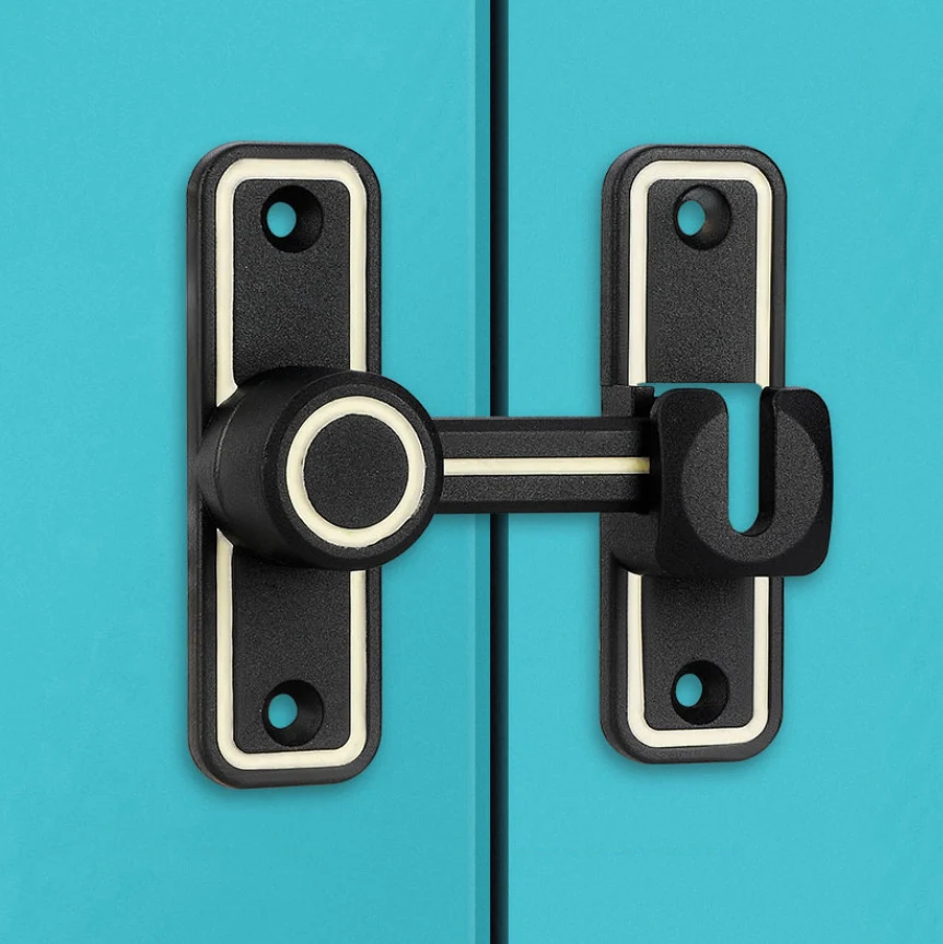 Black Luminous Barn Door Latch - Furniture Hardware Fitting 评论和价格