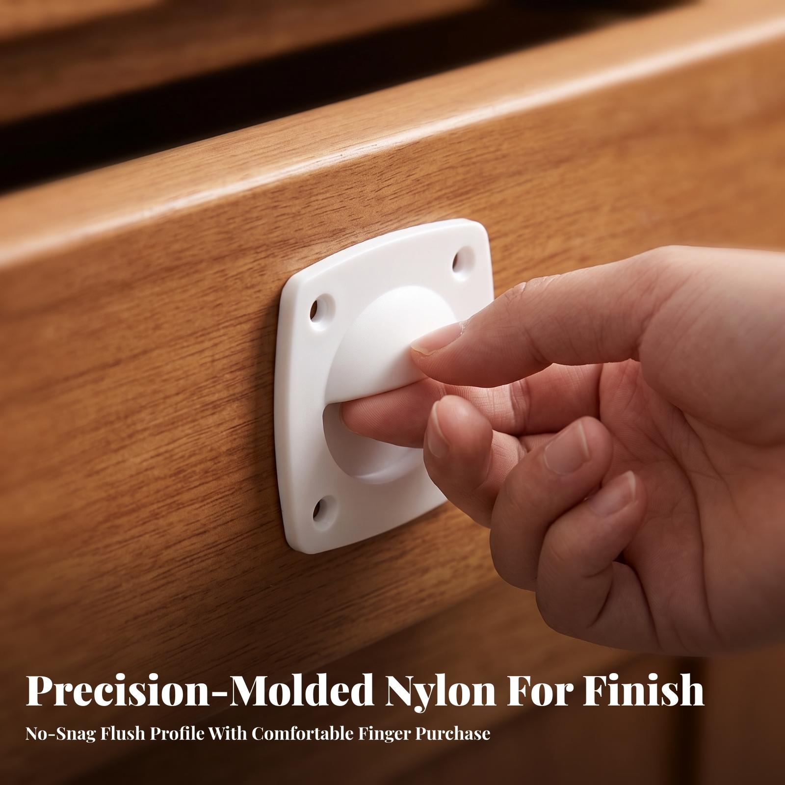 Low Profile Nylon Drawer Pull  - Furniture Hardware Lowes 评论和价格