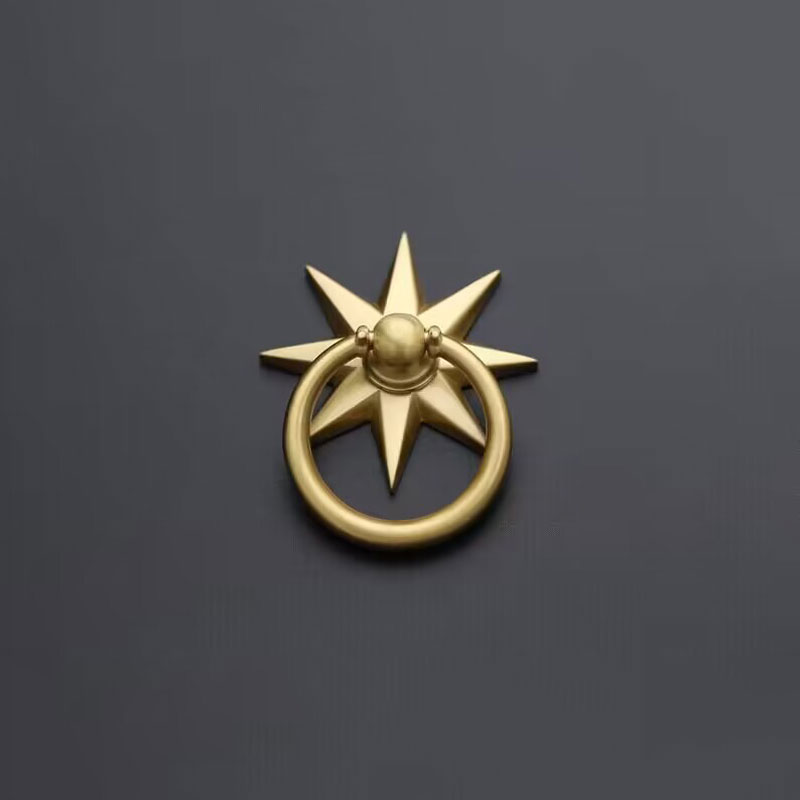 Solid Brass Drop Rings Cabinet - Furniture Hardware Drop Pulls 评论和价格