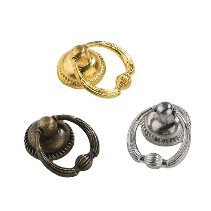 4pcs Creative Small Wardrobe H - Furniture Hardware Drop Pulls 评论和价格