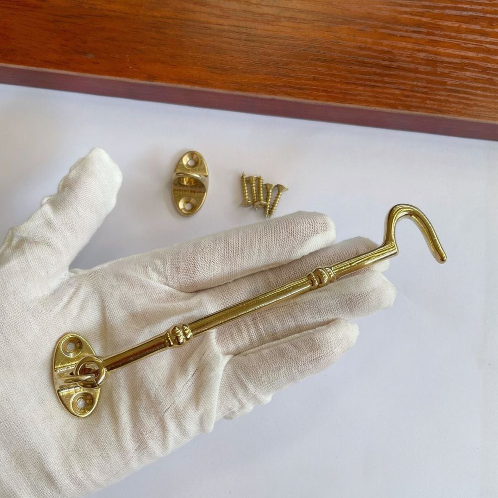 Solid Brass Window Hook Retro  - Furniture Hardware Fitting 评论和价格